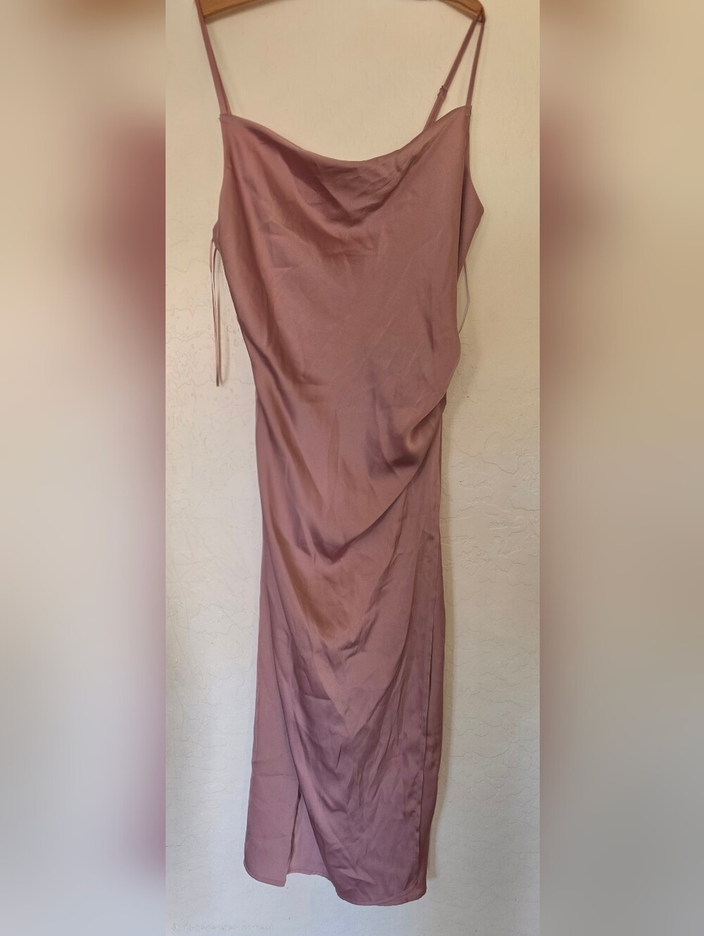 2bella Satin Mauve Slip Dress Size 2